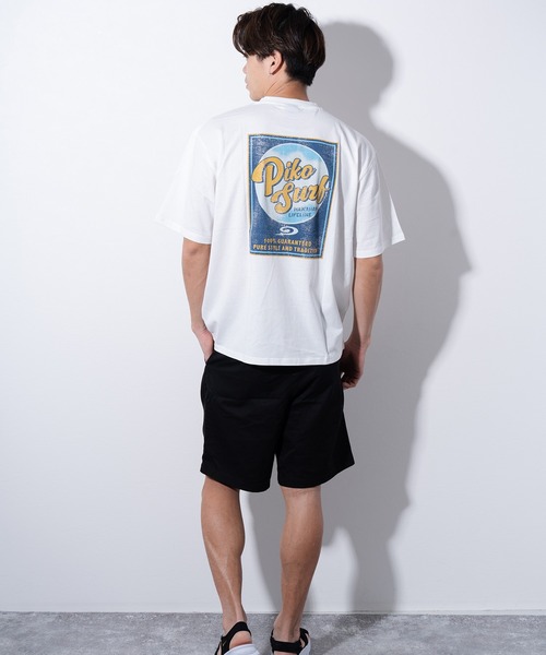 Piko(ピコ)の「バックプリントTシャツ(Tシャツ/カットソー・メンズ・ネイビー/オフホワイト・M/L/LL)」の19枚目の写真