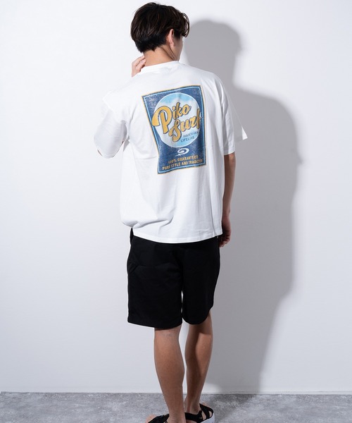 Piko(ピコ)の「バックプリントTシャツ(Tシャツ/カットソー・メンズ・ネイビー/オフホワイト・M/L/LL)」の21枚目の写真