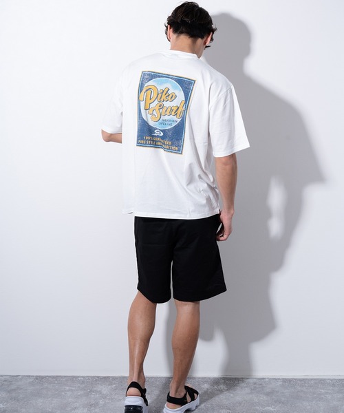 Piko(ピコ)の「バックプリントTシャツ(Tシャツ/カットソー・メンズ・ネイビー/オフホワイト・M/L/LL)」の22枚目の写真