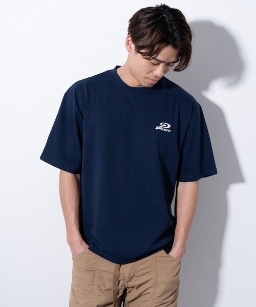 Piko(ピコ)の「バックプリントTシャツ(Tシャツ/カットソー・メンズ・ネイビー/オフホワイト・M/L/LL)」の7枚目の写真