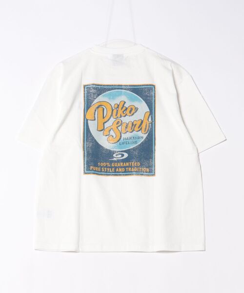 Piko(ピコ)の「バックプリントTシャツ(Tシャツ/カットソー・メンズ・ネイビー/オフホワイト・M/L/LL)」の10枚目の写真