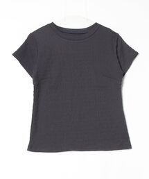 Perfect Suit FActory | クラッシュジャガード キャップスリーブブラウス(Tシャツ/カットソー)