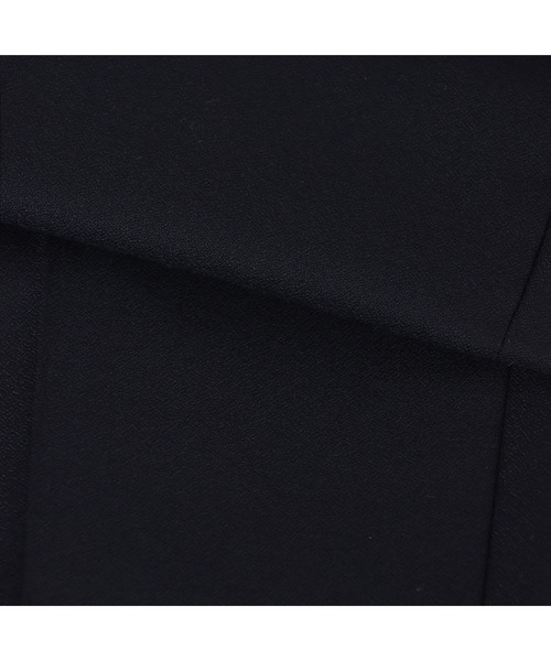 AOYAMA（アオヤマ）の「【定番的で飽きの来ないデザイン】美しいドレープ性と落ち感が◎フレアスカート/ネイビー/紺/無地｜オフィス＆通勤＆入卒＆オケージョン｜ストレッチ・セットアップ着用可｜（スーツスカート・レディース・ネイビー・5号/7号/9号/11号/13号/15号/17号）」の3枚目の写真