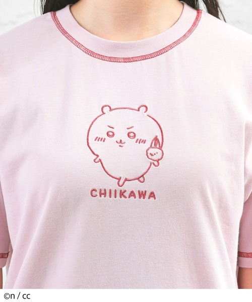Honeys（ハニーズ）の「ちいかわ／Ｔシャツ（Tシャツ/カットソー・レディース・ピンク系その他/ブラック系その他/ホワイト系その他/ブルー系その他・L/LL/M/S）」の9枚目の写真