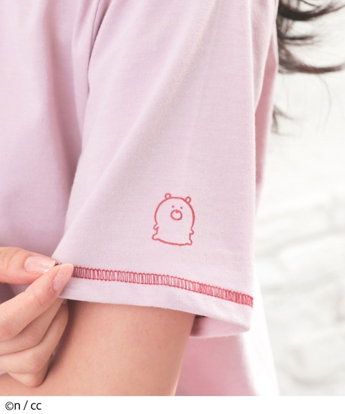Honeys（ハニーズ）の「ちいかわ／Ｔシャツ（Tシャツ/カットソー・レディース・ピンク系その他/ブラック系その他/ホワイト系その他/ブルー系その他・L/LL/M/S）」の10枚目の写真