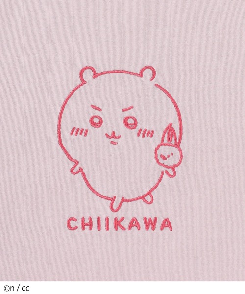 Honeys（ハニーズ）の「ちいかわ／Ｔシャツ（Tシャツ/カットソー・レディース・ピンク系その他/ブラック系その他/ホワイト系その他/ブルー系その他・L/LL/M/S）」の12枚目の写真