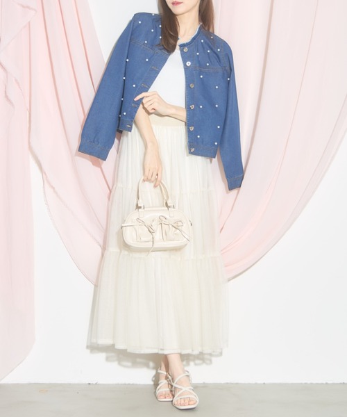 tocco closet(トッコ クローゼット)の「【ZOZO限定】リボン装飾ボストンバッグ(ボストンバッグ・レディース・ブラック/アイボリー/ピンク/ブルー・M)」の12枚目の写真