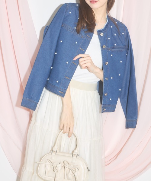 tocco closet(トッコ クローゼット)の「【ZOZO限定】リボン装飾ボストンバッグ(ボストンバッグ・レディース・ブラック/アイボリー/ピンク/ブルー・M)」の14枚目の写真
