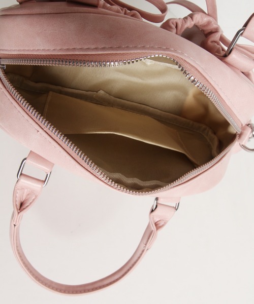 tocco closet(トッコ クローゼット)の「【ZOZO限定】リボン装飾ボストンバッグ(ボストンバッグ・レディース・ブラック/アイボリー/ピンク/ブルー・M)」の11枚目の写真