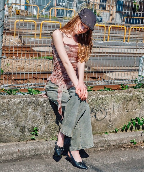 FOREVER 21(フォーエバー トゥエンティーワン)の「【2025SS】スタッズハンチング(ハンチング/ベレー帽・レディース・ブラック/カーキ・FREE)」の17枚目の写真