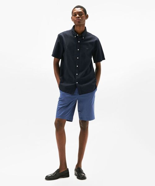 TOMMY HILFIGER(トミーヒルフィガー)の「コットンサテンショートパンツ(その他パンツ・メンズ・ブルー/ベージュ/ネイビー/グレー・36inch/34inch/30inch/32inch/28inch)」の5枚目の写真