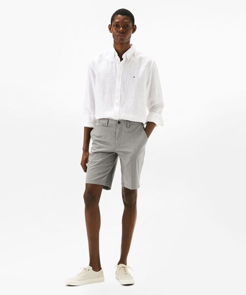 TOMMY HILFIGER(トミーヒルフィガー)の「コットンサテンショートパンツ(その他パンツ・メンズ・ブルー/ベージュ/ネイビー/グレー・36inch/34inch/30inch/32inch/28inch)」の10枚目の写真