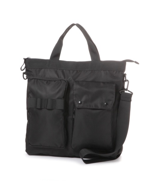 LAKOLE（ラコレ）の「ラージポケットトートバッグ / 452261（トートバッグ・メンズ・ネイビー/ブラック・FREE）」の2枚目の写真