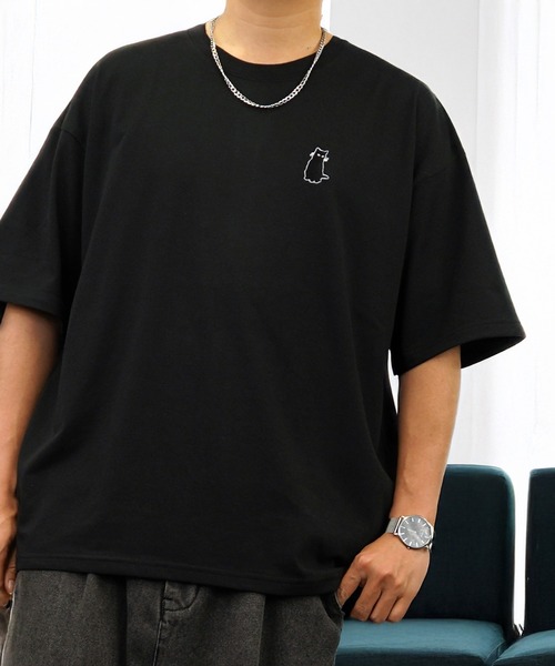 GRAILZ グラフィックプリント 半袖Tシャツ 黒　MUSINSA 韓国 GRAILZ グラフィックプリント 半袖Tシャツ 黒 MUSINSA 韓国