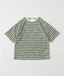 Whimsy / ウィムジー Slub Knit Border Tee