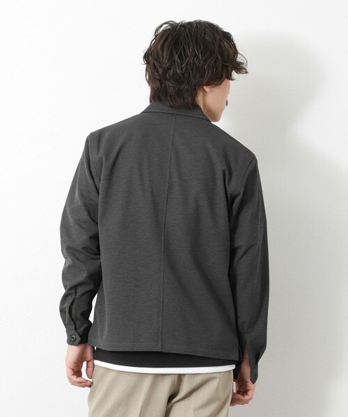 NOLLEY’S(ノーリーズ)の「【Primeflex】《速乾/ストレッチ》ジップシャツブルゾン 25SS(ブルゾン・メンズ・ベージュ/ネイビー/グレー・S/L/M)」の19枚目の写真