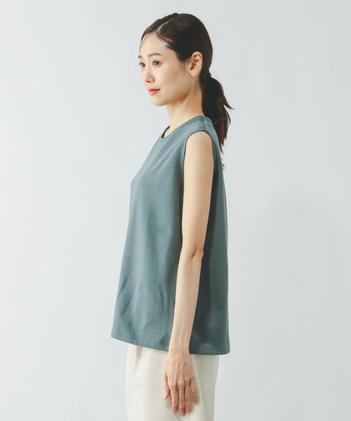 GLOBAL WORK(グローバルワーク)の「Fffit エフィット/マイニチタキノウノースリーブTシャツ/一部店舗限定/321488(Tシャツ/カットソー・レディース・カーキ/グリーン系その他6/ホワイト/スミクロ・X-SMALL/LARGE/MEDIUM/SMALL)」の22枚目の写真