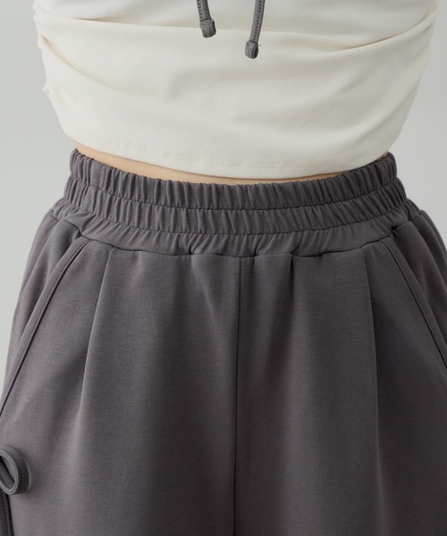 Chico(チコ)の「サイドリボンデザインルーズスウェットパンツ(スウェットパンツ・レディース・オートミール/グレー/チャコールグレー・SMALL/MEDIUM)」の10枚目の写真