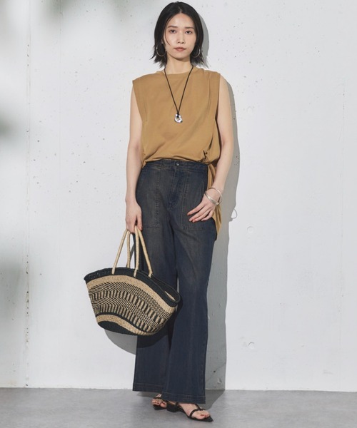 セール】ワイドベイカーデニムパンツ（デニムパンツ）｜DOUX ARCHIVES