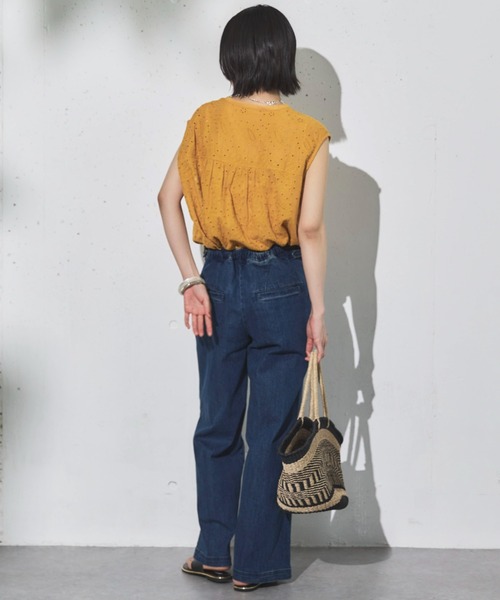 セール】ワイドベイカーデニムパンツ（デニムパンツ）｜DOUX ARCHIVES