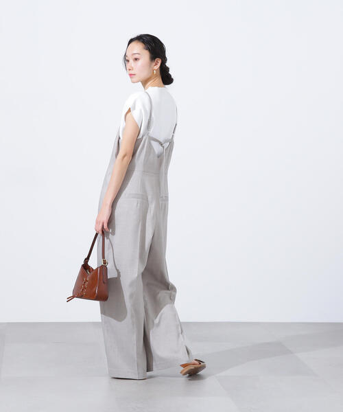 NATURAL BEAUTY BASIC（ナチュラルビューティーベーシック）の「◇総針ベーシックシリーズ モックネックニット（ニット/セーター・レディース・ブラック/オフホワイト/ダークグリーン/ダークブルー/ベージュ/ダークブラウン・FREE）」の20枚目の写真