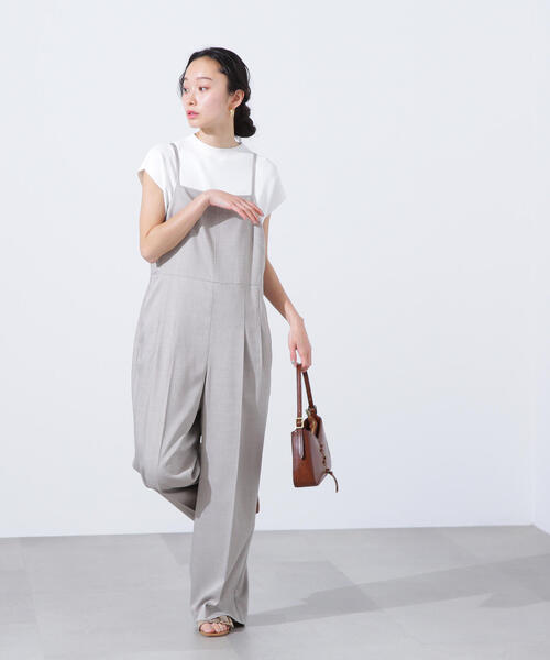 NATURAL BEAUTY BASIC（ナチュラルビューティーベーシック）の「◇総針ベーシックシリーズ モックネックニット（ニット/セーター・レディース・ブラック/オフホワイト/ダークグリーン/ダークブルー/ベージュ/ダークブラウン・FREE）」の21枚目の写真