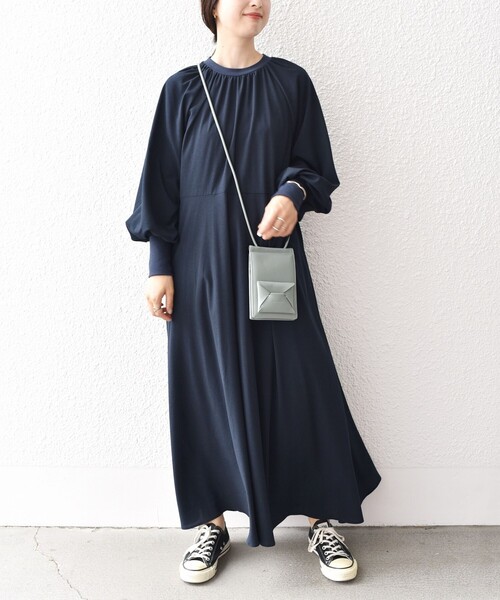 新品タグ付き　familiar ネイビー 長袖袖ワンピース 小さいサイズ 2WAYシャツワンピース 低身長さん・小柄女性 通販