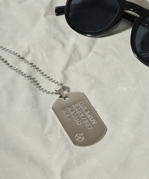 FUNALIVE（ファンアライブ）の「ドッグタグ&デザインネックレス（ネックレス・メンズ・B/C/D/A/E/F/H/J/G/I/K/L/M/N・FREE）」の2枚目の写真