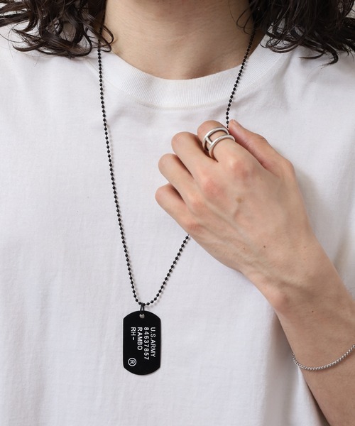 FUNALIVE（ファンアライブ）の「ドッグタグ&デザインネックレス（ネックレス・メンズ・B/C/D/A/E/F/H/J/G/I/K/L/M/N・FREE）」の15枚目の写真