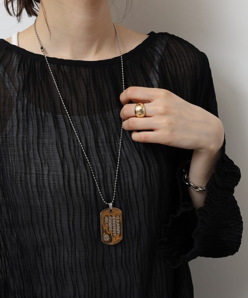 FUNALIVE（ファンアライブ）の「ドッグタグ&デザインネックレス（ネックレス・メンズ・B/C/D/A/E/F/H/J/G/I/K/L/M/N・FREE）」の17枚目の写真