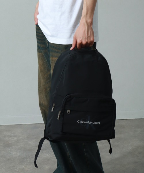 Calvin Klein Jeans(カルヴァンクラインジーンズ)の「【Calvin Klein JEANS/カルバンクライン ジーンズ】SPORT ESSENTIALS CAMPUS BP40 M / スポーツ エッセンシャル バックパック(バックパック/リュック・メンズ・ブラック・FREE)」の9枚目の写真
