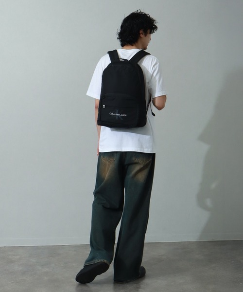 Calvin Klein Jeans(カルヴァンクラインジーンズ)の「【Calvin Klein JEANS/カルバンクライン ジーンズ】SPORT ESSENTIALS CAMPUS BP40 M / スポーツ エッセンシャル バックパック(バックパック/リュック・メンズ・ブラック・FREE)」の10枚目の写真