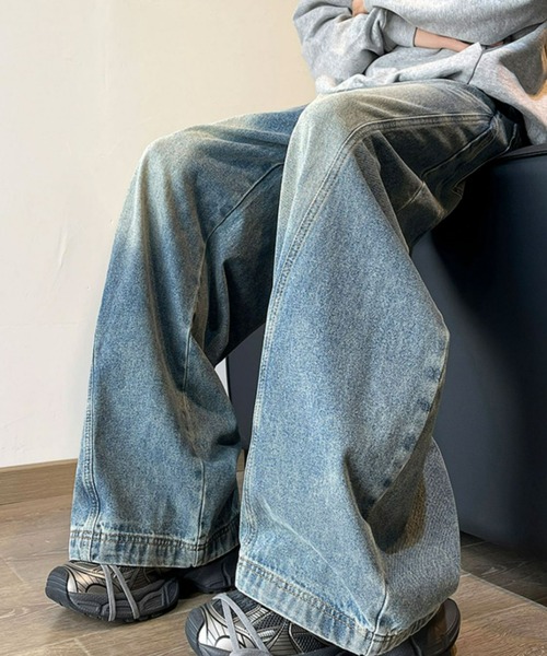 REBALANCE（リバランス）の「ワイドデニムパンツ（デニムパンツ・メンズ・A・LARGE/MEDIUM/X-LARGE）」の7枚目の写真