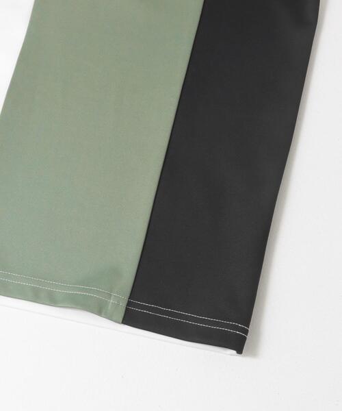 ITEMS URBANRESEARCH（アイテムズ アーバンリサーチ）の「ポンチ切替ショートスリーブトップス（Tシャツ/カットソー・メンズ・ベージュ/ネイビー/グリーン・MEDIUM/LARGE）」の17枚目の写真