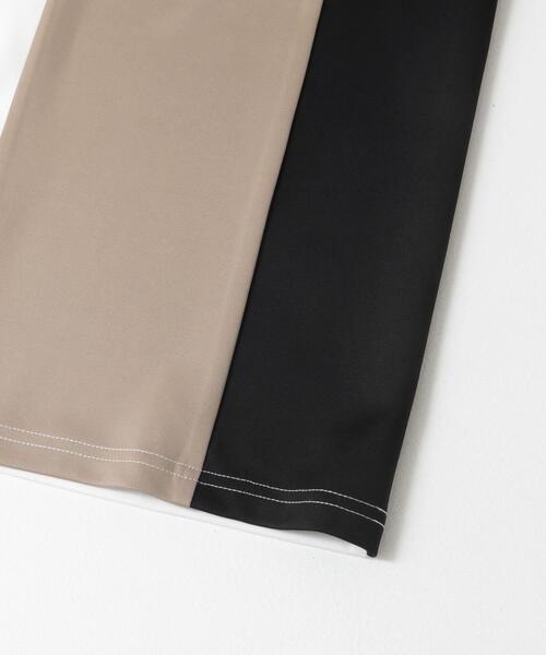 ITEMS URBANRESEARCH（アイテムズ アーバンリサーチ）の「ポンチ切替ショートスリーブトップス（Tシャツ/カットソー・メンズ・ベージュ/ネイビー/グリーン・MEDIUM/LARGE）」の7枚目の写真