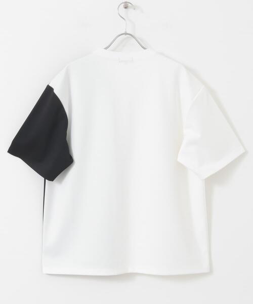 ITEMS URBANRESEARCH（アイテムズ アーバンリサーチ）の「ポンチ切替ショートスリーブトップス（Tシャツ/カットソー・メンズ・ベージュ/ネイビー/グリーン・MEDIUM/LARGE）」の13枚目の写真