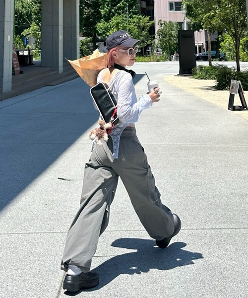 Alley Tokyo(アリートーキョー)の「コルセットパラシュートパンツ(その他パンツ・レディース・グレー/レッド/カーキ/ピンク/ブラック/ブラウン・FREE)」の19枚目の写真