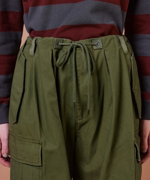 DOUBLE STANDARD CLOTHING（ダブルスタンダードクロージング）の「ミリタリーポプリン カーゴパンツ（カーゴパンツ・レディース・カーキ・38/36）」の6枚目の写真