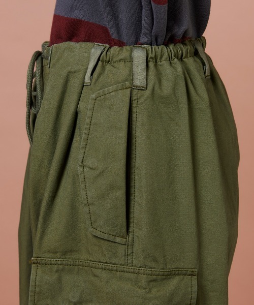 DOUBLE STANDARD CLOTHING（ダブルスタンダードクロージング）の「ミリタリーポプリン カーゴパンツ（カーゴパンツ・レディース・カーキ・38/36）」の9枚目の写真
