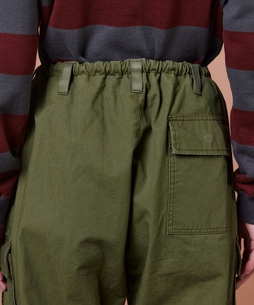 DOUBLE STANDARD CLOTHING（ダブルスタンダードクロージング）の「ミリタリーポプリン カーゴパンツ（カーゴパンツ・レディース・カーキ・38/36）」の10枚目の写真