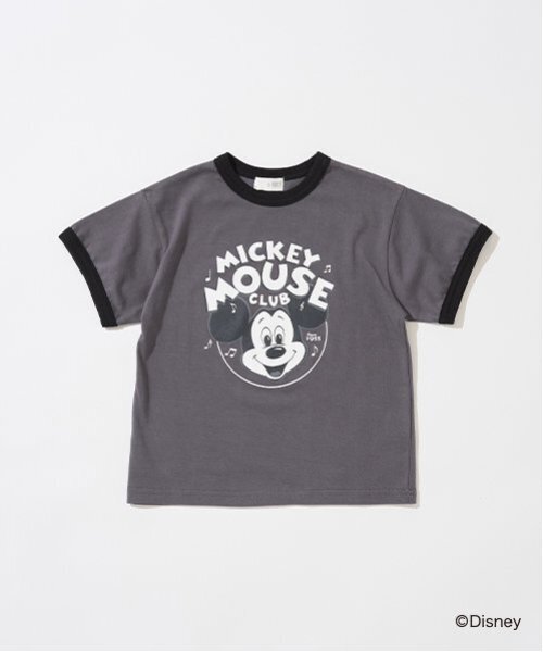b・ROOM（ビールーム）の「【Disney】【カイテキ天竺】アソートプリントリンガーTシャツ（Tシャツ/カットソー・キッズ・オフホワイト/ブルーグレー/チャコール・120cm/130cm/110cm/150cm/140cm/100cm）」の21枚目の写真