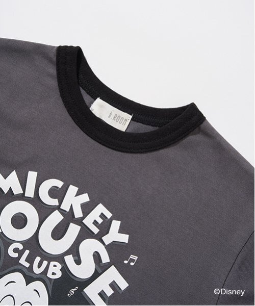 b・ROOM（ビールーム）の「【Disney】【カイテキ天竺】アソートプリントリンガーTシャツ（Tシャツ/カットソー・キッズ・オフホワイト/ブルーグレー/チャコール・120cm/130cm/110cm/150cm/140cm/100cm）」の19枚目の写真