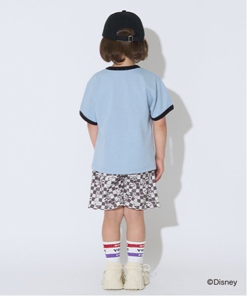 b・ROOM（ビールーム）の「【Disney】【カイテキ天竺】アソートプリントリンガーTシャツ（Tシャツ/カットソー・キッズ・オフホワイト/ブルーグレー/チャコール・120cm/130cm/110cm/150cm/140cm/100cm）」の9枚目の写真