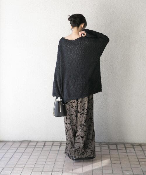 ITEMS URBANRESEARCH（アイテムズ アーバンリサーチ）の「イージーワイドストレートパンツ（その他パンツ・レディース・ドット/ブラウン/グリーン/ブラウン系その他・FREE）」の10枚目の写真