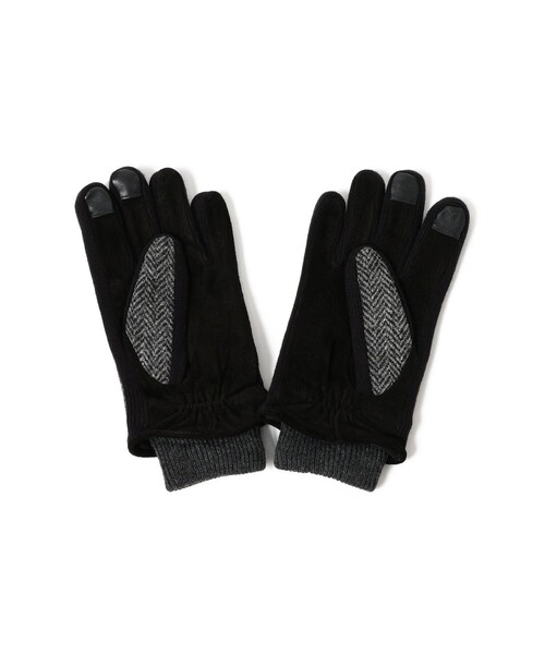 B:MING by BEAMS(ビーミングバイビームス)の「ハリス ツイード グローブ(手袋・メンズ・その他/ブラック/その他1/ネイビー/グレー・ONE SIZE)」の6枚目の写真