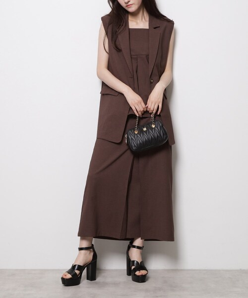 ESPERANZA（エスペランサ）の「ネックベルトチャンキーヒールサンダル（サンダル・レディース・アイボリー/ブラック/チョコ・S/M/L/LL）」の21枚目の写真