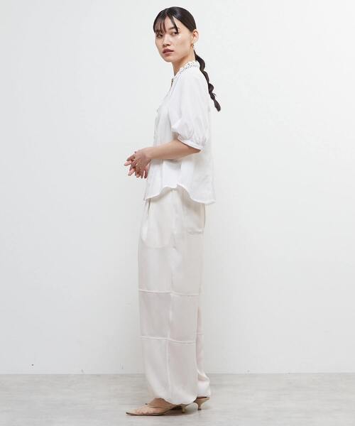 SOFFITTO（ソフィット）の「インド綿レース衿ブラウス（シャツ/ブラウス・レディース・ブラック/オフホワイト/チェリーピンク・FREE）」の14枚目の写真