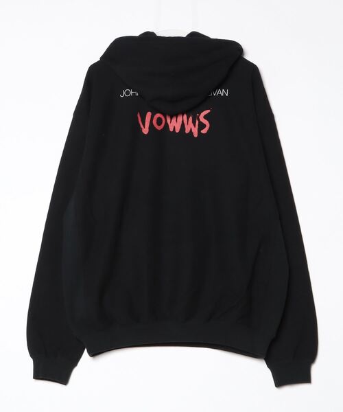 JOHN LAWRENCE SULLIVAN(ジョンローレンスサリバン)の「JOHN LAWRENCE SULLIVAN x VOWWS HOODIE(パーカー・メンズ・ブラック・LARGE/MEDIUM/SMALL)」の3枚目の写真