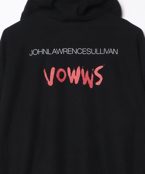 JOHN LAWRENCE SULLIVAN(ジョンローレンスサリバン)の「JOHN LAWRENCE SULLIVAN x VOWWS HOODIE(パーカー・メンズ・ブラック・LARGE/MEDIUM/SMALL)」の4枚目の写真