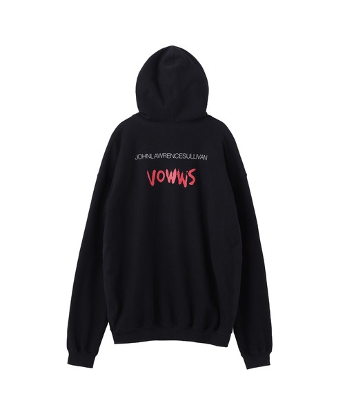 JOHN LAWRENCE SULLIVAN(ジョンローレンスサリバン)の「JOHN LAWRENCE SULLIVAN x VOWWS HOODIE(パーカー・メンズ・ブラック・LARGE/MEDIUM/SMALL)」の2枚目の写真